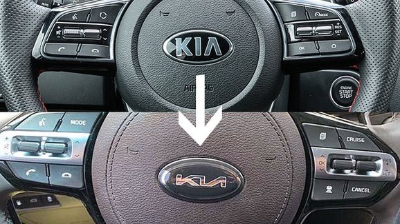 Nové logo automobilky Kia už se objevilo na prvním autě. Jak se vám líbí?