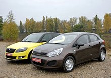 TEST Kia Rio 1,25 vs Škoda Fabia 1,2 TSI