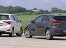 Srovnávací test Kia Rio 1.4 CVVT vs Toyota Yaris 1.5 VVT-iE