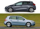 Designový duel: Kia Ceed vs. VW Golf – Souboj idejí