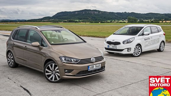 TEST Kia Carens 1.7 CRDi/100 kW vs. Volkswagen Golf Sportsvan 2.0 TDI/110 kW