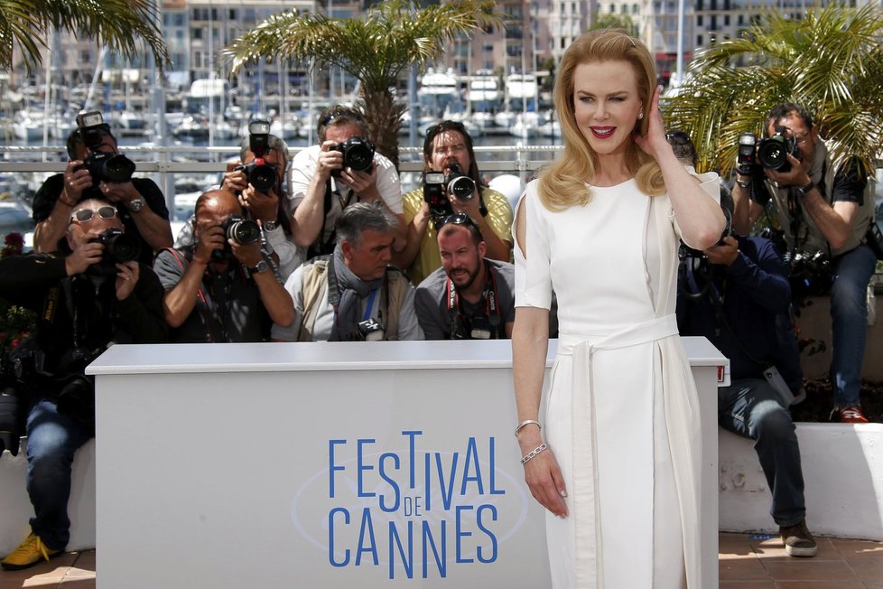 Nicole Kidman na zahájení festivalu Cannes. 