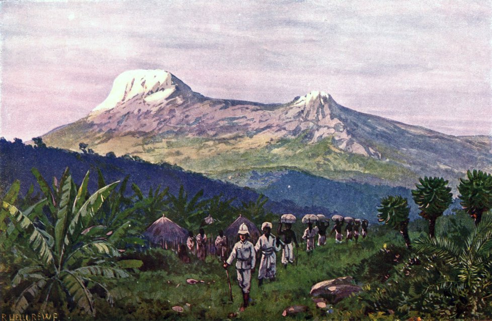 Kilimandžáru na obrázku z roku 1911