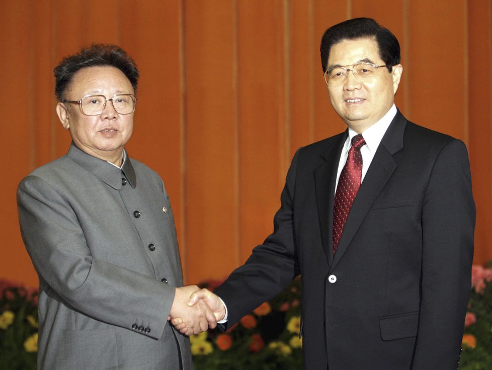 Kim Čong-ul během zahraniční cesty do Číny.