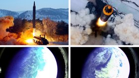 Další raketový test Kimovy KLDR: Vůbec poprvé ukázali fotky z vesmíru