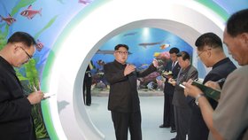 Diktátor Kim Čong-un se svými „poskoky“