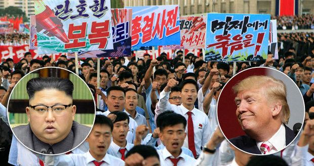 „Už tu moc dlouho nebudou,“ prohlásil Trump o KLDR. Severokorejci protestují v ulicích