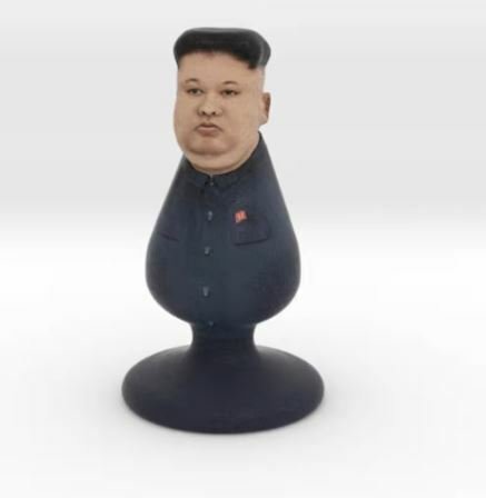 Vůdce KLDR Kim Čong-un jako anální kolík