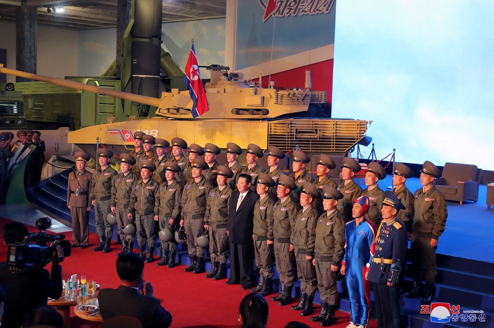 Kim Čong-un na obranné konferenci