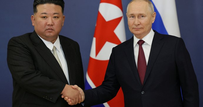 Jednání Kim Čong-una s Vladimirem Putinem (13.9.2023)