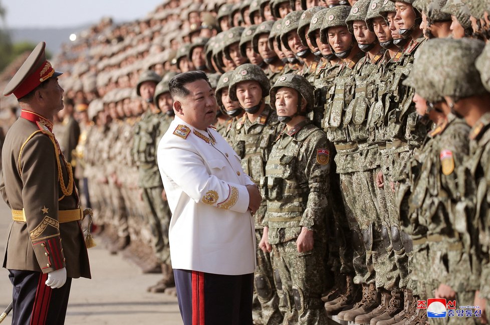 Severokorejský diktátor Kim Čong-un.