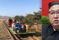 Diplomaté chtěli pryč z KLDR: Museli ručně tlačit drezínu s kufry, Kim zastavil dopravu