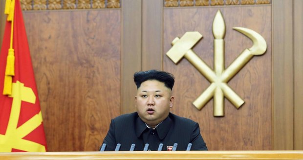 Kim Čong-un při novoročním projevu