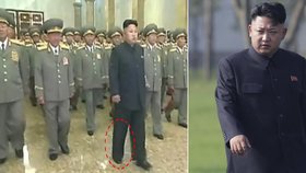 Severokorejského vůdce natočili, jak kulhá.