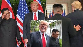 Co prozradila řeč těla Donalda Trumpa a Kim Čong-una?
