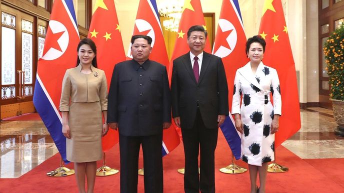Kim Čong-un v Číně