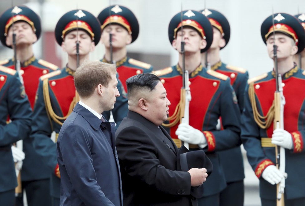 Severokorejský vůdce Kim Čong-un dorazil do Vladivostoku. (24.04.2019)