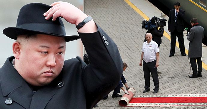 Severokorejský vůdce Kim Čong-un dorazil do Vladivostoku, (24.04.2019).