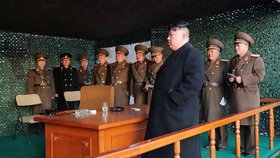 Severokorejský vůdce Kim Čong-un s dcerou Kim ču-e.