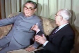 It was an explosion!  See how the Czechs met the mass murderer, dictator Kim Il Sung of the DPRK