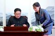 Kim Jo-čong se svým bratrem, severokorejským vůdcem Kim Čong-unem. Snímek je z 27. dubna 2018
