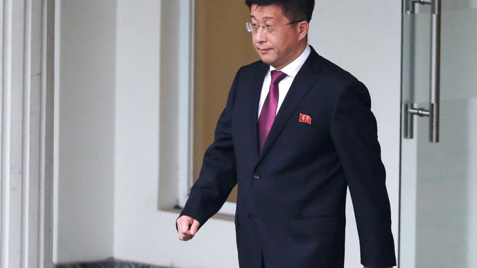 Kim Jong-čchol během únorového summitu v Hanoji