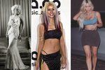 Jean Harlow, Christina Aguilera a Kim Kardashian