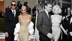 Kim Kardashian na Met Gala 2022 oblékla slavné šaty Marilyn Monroe