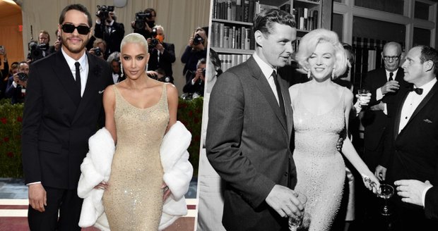 Kim Kardashian na Met Gala 2022 oblékla slavné šaty Marilyn Monroe