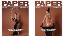 Kim Kardashian ukázala sexy pozadí v celé své kráse. Září na obálce magazínu