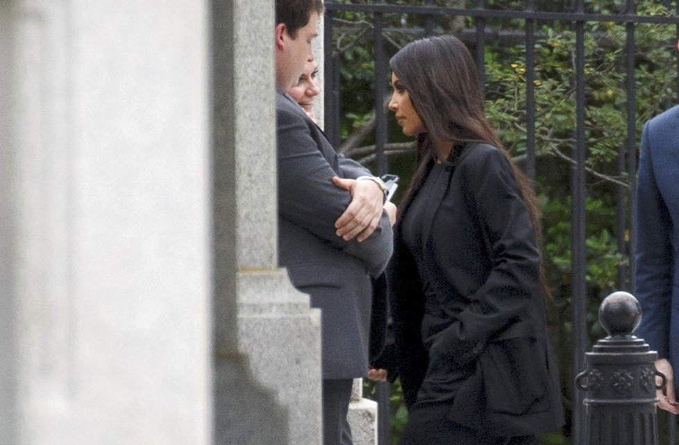 Kim Kardashian při návštěvě Bílého domu