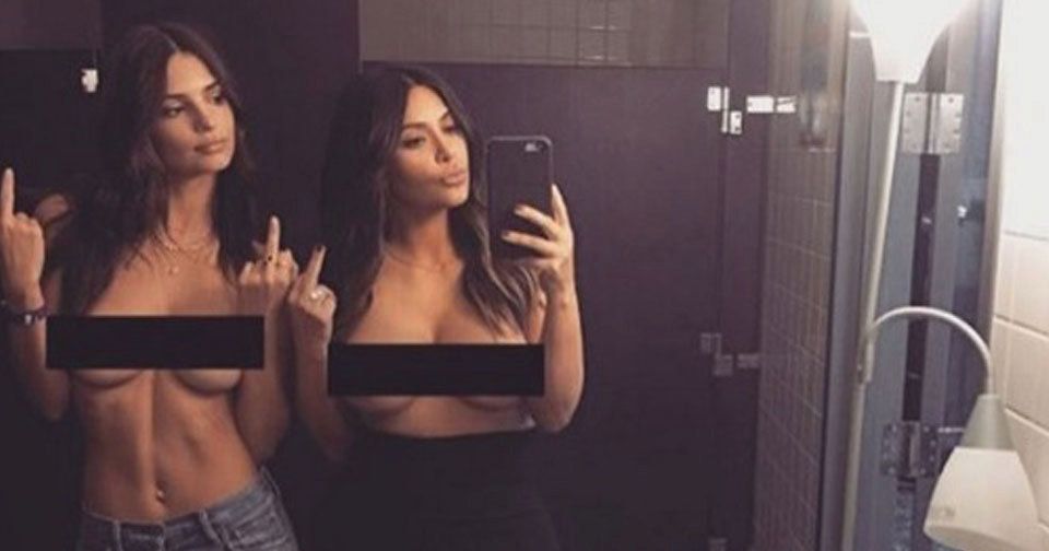 Kim Kardashian a Emily Ratajkowski se rozhodně nestydí.