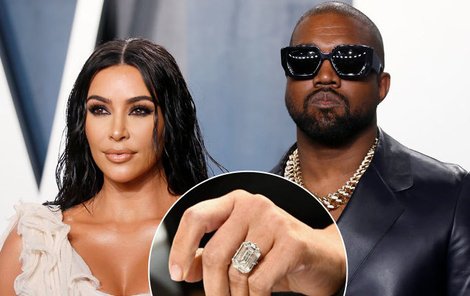 Kim Kardashian odložila zásnubní prsten za miliony korun. Rozvod je na spadnutí