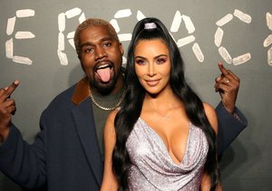 Kayne West s manželkou Kim Kardashian