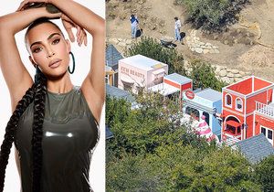 Kim Kardashianová (40) staví svým dětem ráj! Domeček na hraní? Spíš rovnou celé město