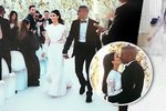 Kim Kardashian a Kanye West konečně do světa pustili pár svých svatebních fotografií