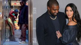 Kim Kardashianové a Kanye Westovi nevyšel pokus o romantiku ve výtahu.