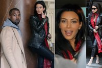 Světové hvězdy Kim Kardashian a Kanye West v Praze: Jednání na Letné, oběd v Pařížské