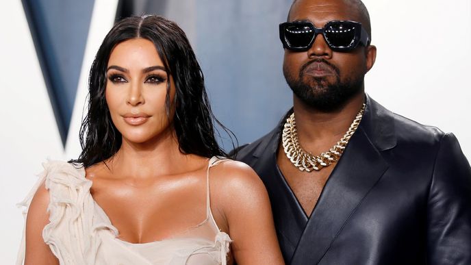 Kim Kardashian a její manžel Kanye West