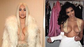 Kim Kardashian prozradila, jak drží svá ňadra v pozoru.