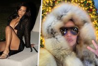 Vánoce podle sexy Kim Kardashianové: Lyžovačka na Štědrý den!