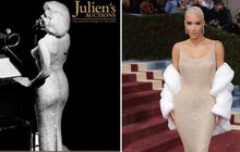 Kim Kardashian odvádí pozornost: Zničila šaty Marilyn Monroe!