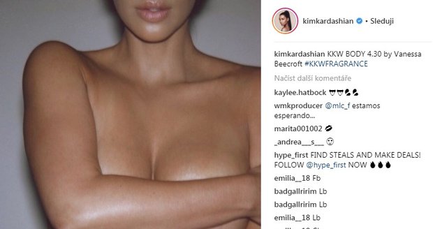 Kim Kardashian se ukázala nahá.