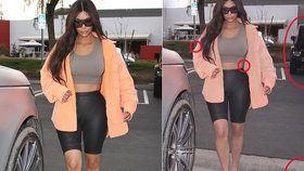 Kim Kardashian se ztrapnila! Ve photoshopu si protáhla postavu a zmenšila stehna.