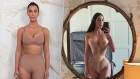 Kim Kardashianová šokuje vosím pasem.