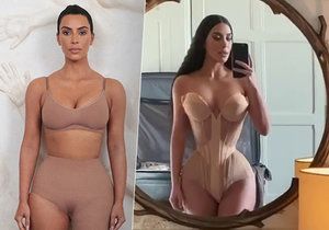 Kim Kardashianová šokuje vosím pasem.