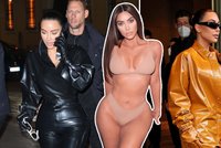 Kim Kardashianová na týdnu módy v Miláně: Sexy domina!