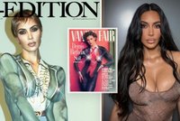 Kim Kardashianová na obálce magazínu: Úplně nahá! Jako Demi Moore