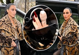 Kim Kardashian se zranila na Pařížském týdnu módy.