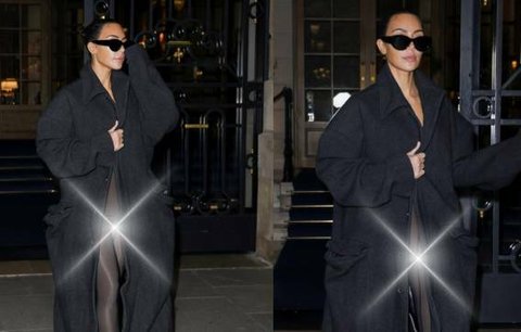 Hanbatá Kim Kardashianová: Rafinovaná průhlednost!